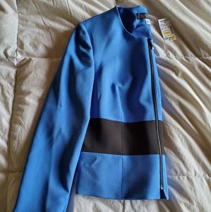 Blue and black blazer